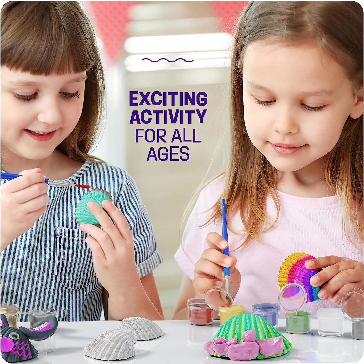 Kids Sea Shell Painting Craft Kit