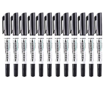SIMBALION 685 Dual-Tip Oil-Based Marker Pens 12-Pack