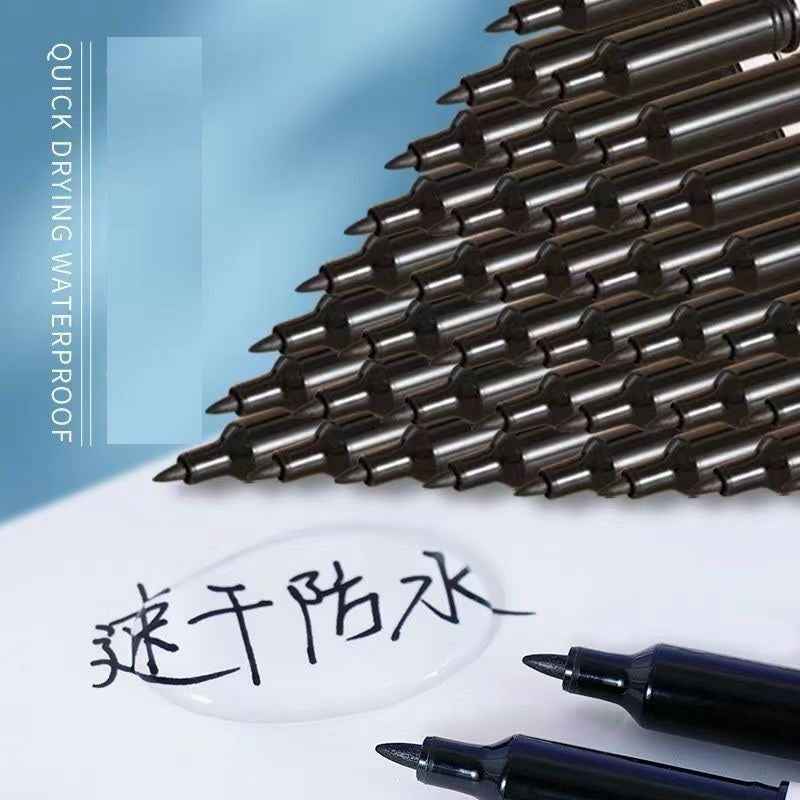 SIMBALION 685 Dual-Tip Oil-Based Marker Pens 12-Pack