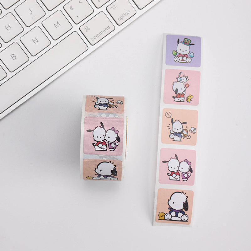 6 Rolls Motivational Sanrio Stickers for Kids 3000pcs 1 Inch