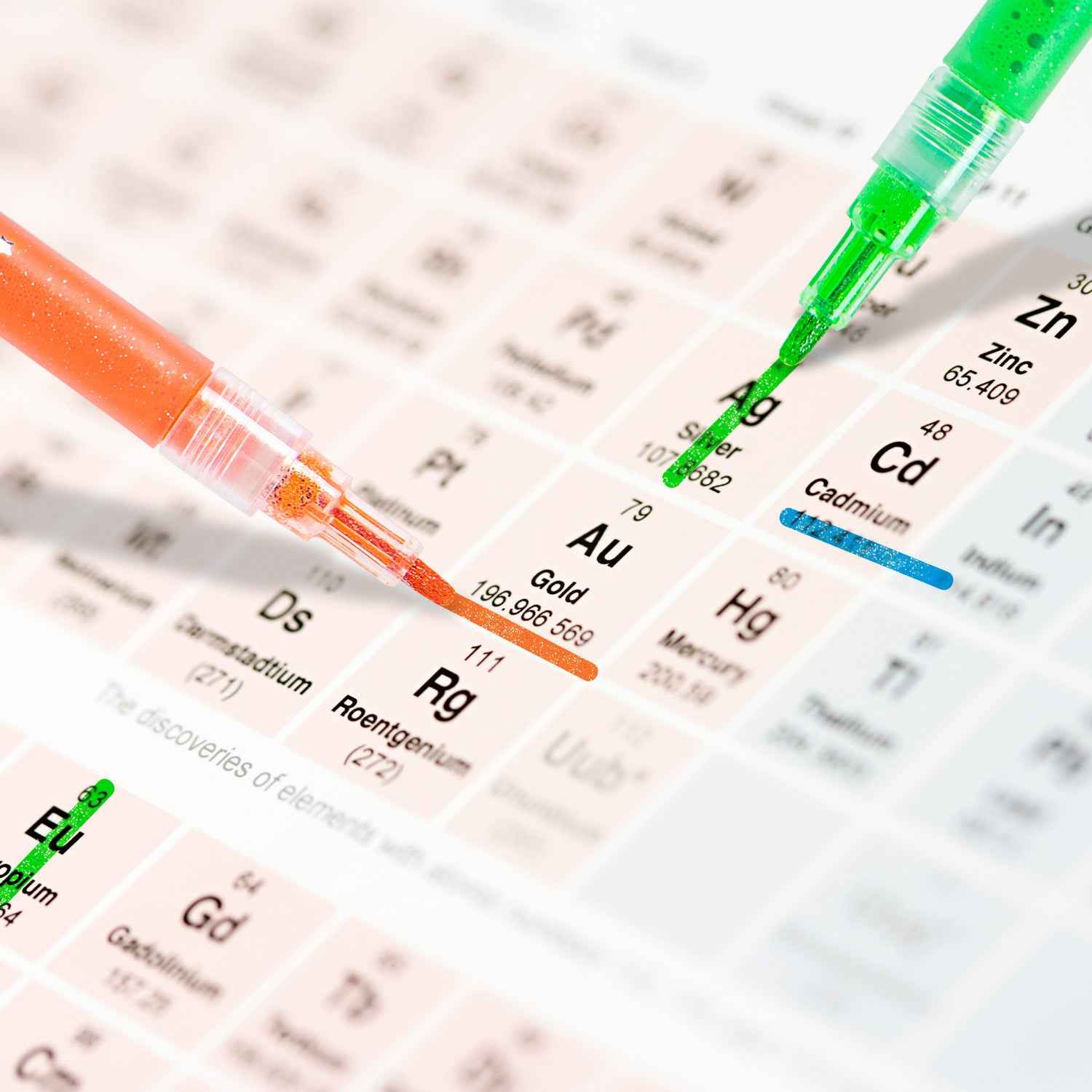 STA 1152 Glitter Markers 12 Color for DIY Photo Album Artist Drawing - TTpen