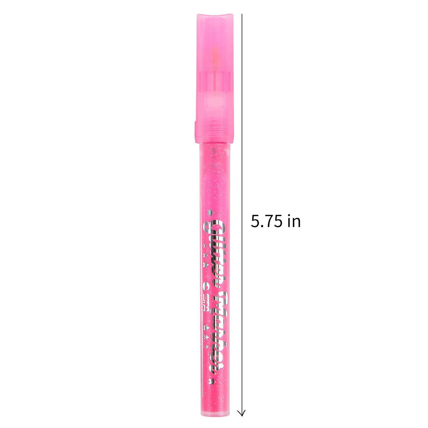 STA 1152 Glitter Markers 6 Color for DIY Photo Album Artist Drawing - TTpen