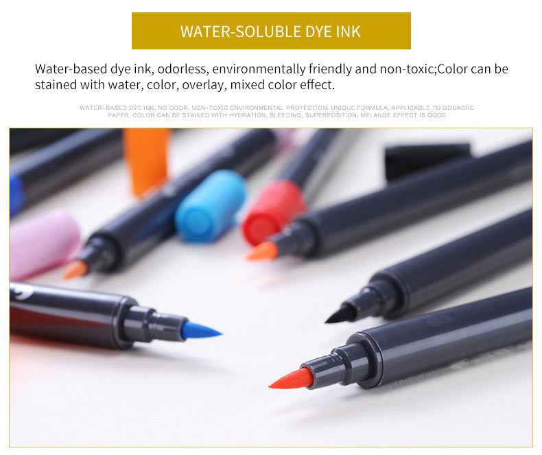 STA 3110 24 Color Double-Ended Watercolour Brush Pen - TTpen