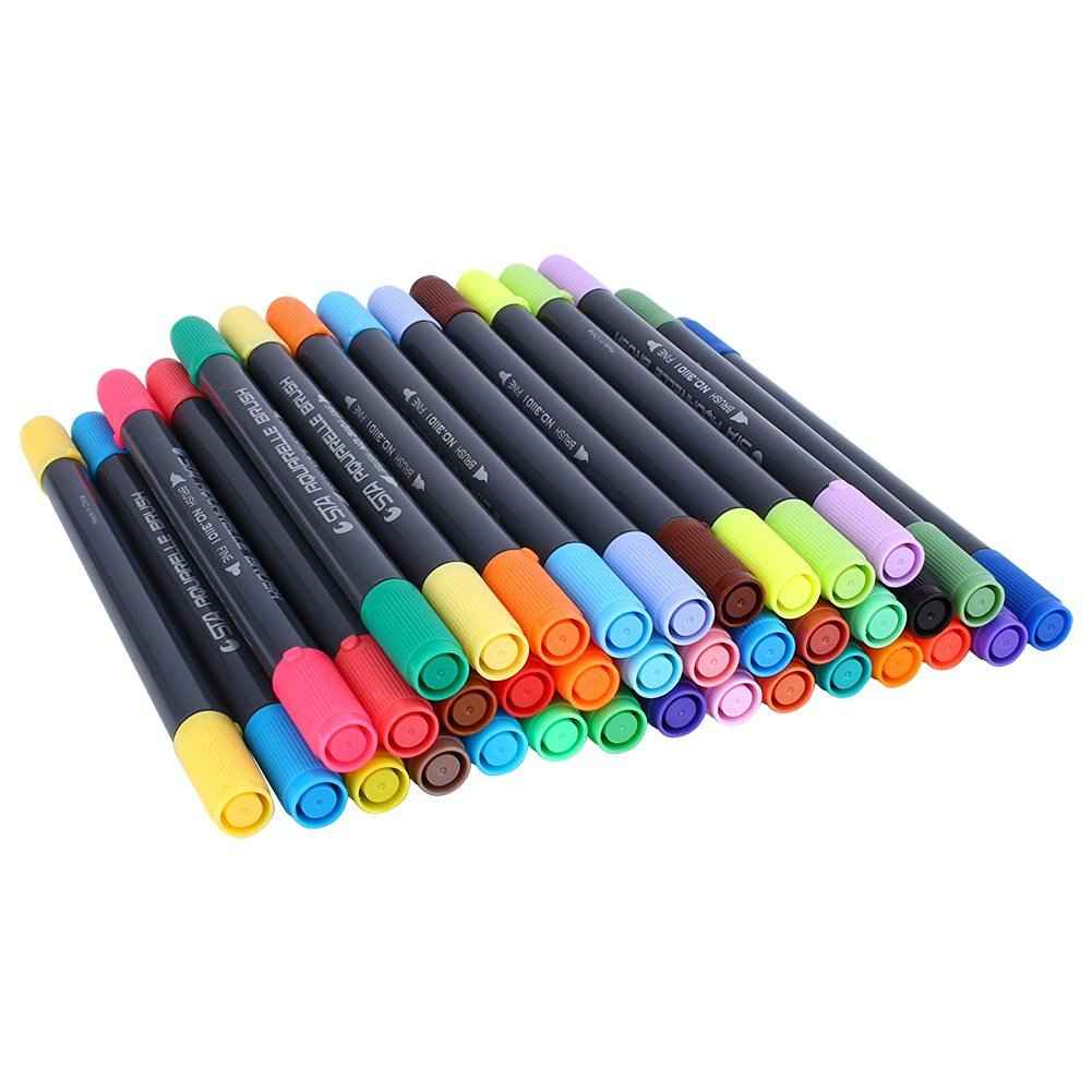 STA 3110 12 Color Double-Ended Watercolour Brush Pen - TTpen