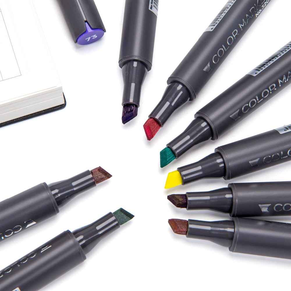 SAT 3203 Alcohol Art Markers Double Ended 40 Color Standard Set - TTpen