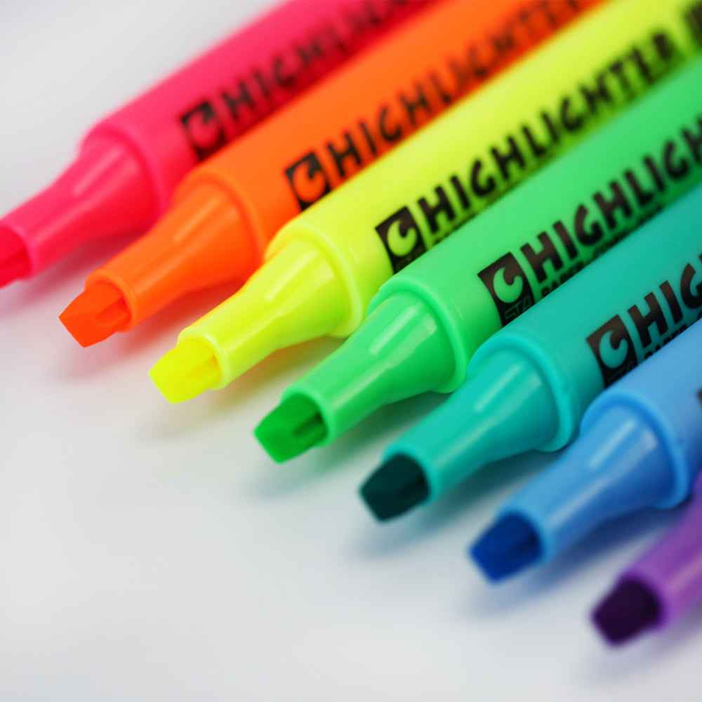 STA 3240 Fluorescent Highlighter Chisel Tip 8 Colors - TTpen