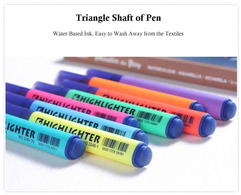 STA 3240 Fluorescent Highlighter Chisel Tip 8 Colors - TTpen