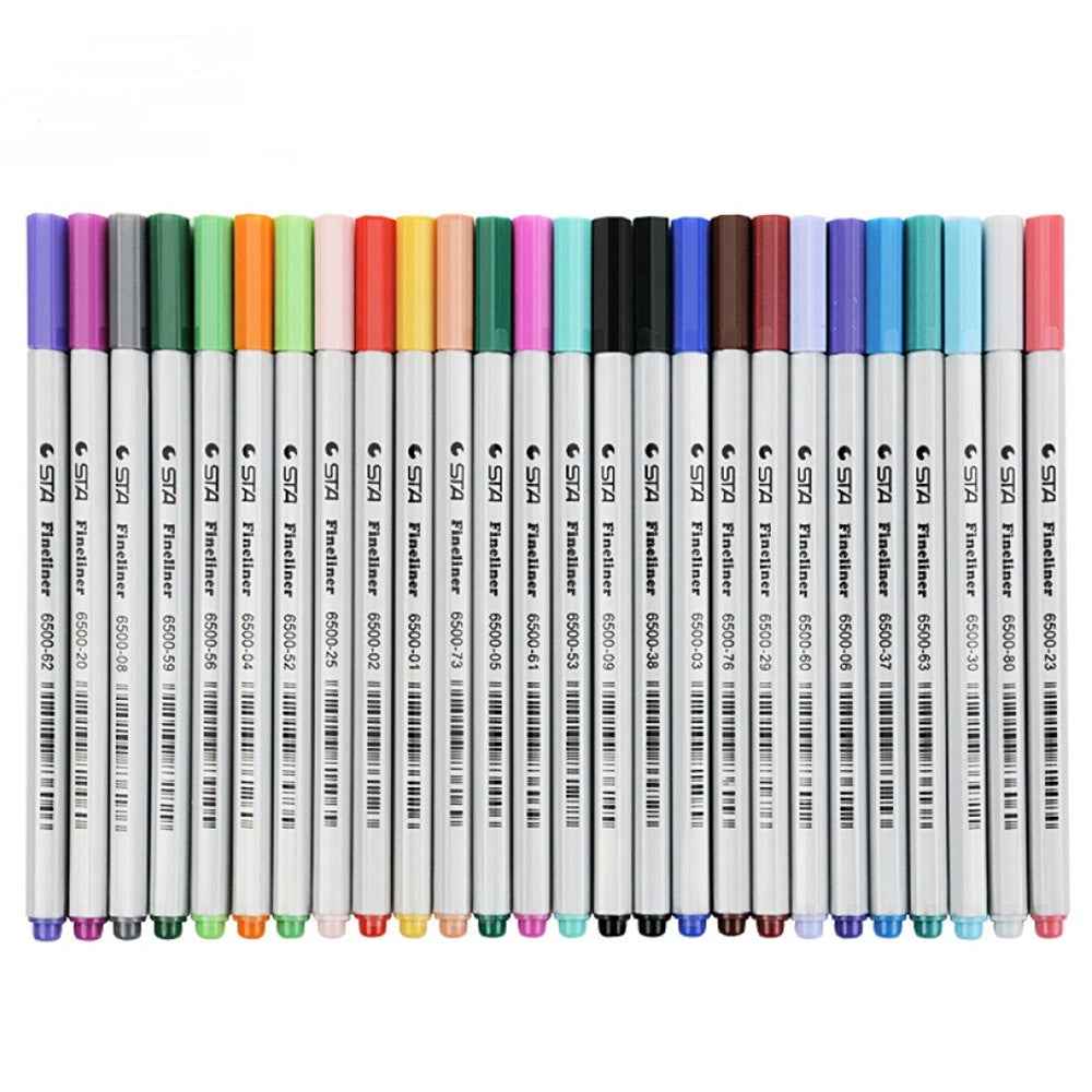 STA 26 Colors Art Fineliner Pens 0.4mm Fine Point - TTpen