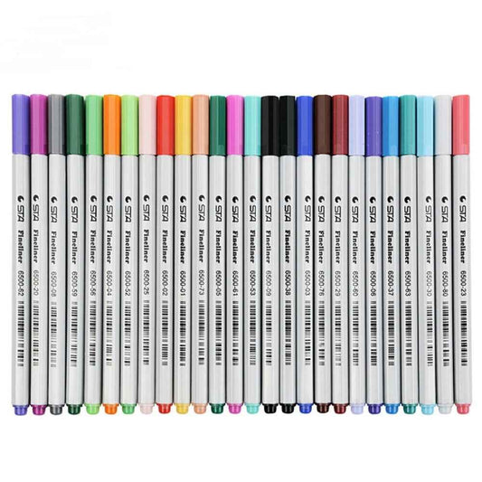 STA 26 Colors Art Fineliner Pens 0.4mm Fine Point - TTpen