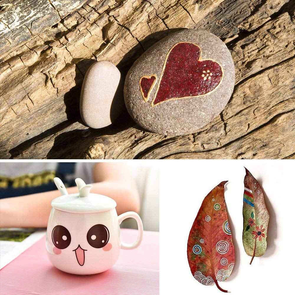 STA Metallic Marker 10 Colors for Scrapbooking Crafts Rock Painting Metal Ceramic Glass - TTpen