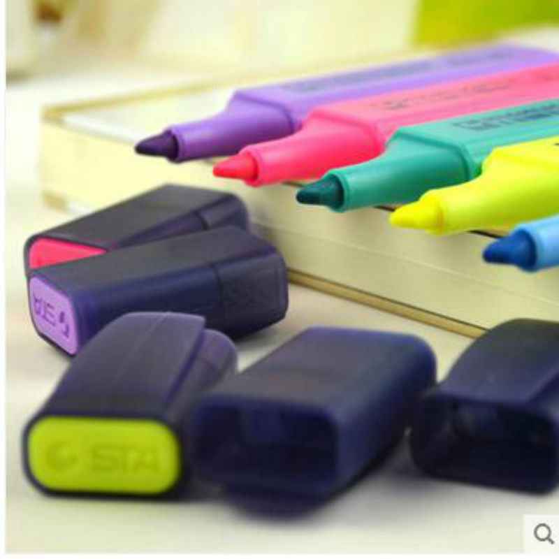 STA 8340 Highlighters Chisel Tip 1-5mm Line 8 Color Assorted - TTpen