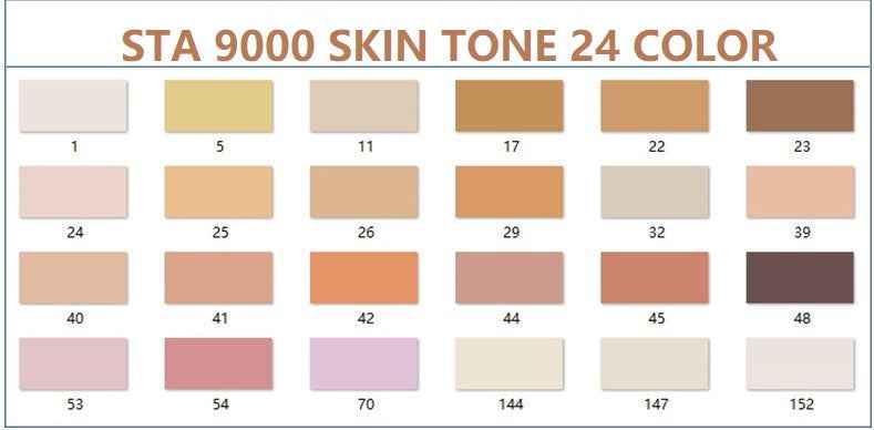 STA Pro Color Marker Plus 24/36/48/60 Skin Tone Alcohol Art Markers - TTpen