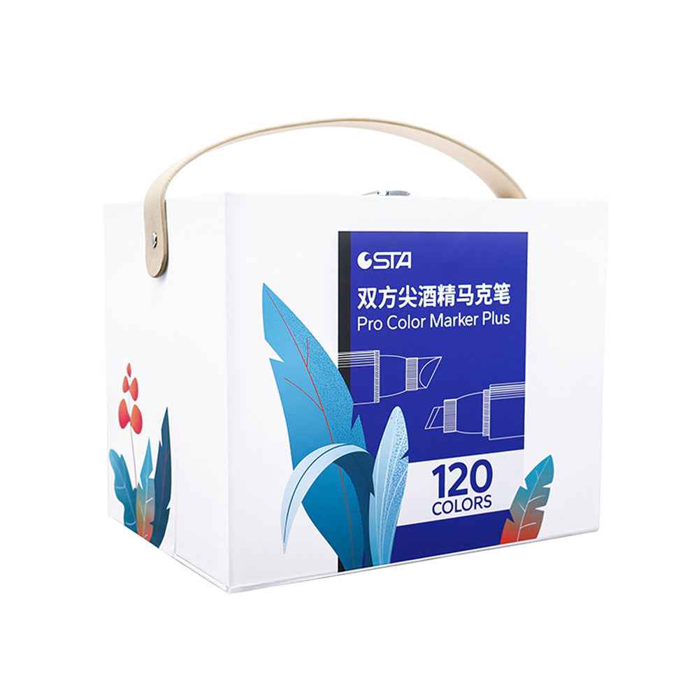 STA 9000 Pro Color Marker Plus,Classic 48/60/80/120 Colors with Carrying Box - TTpen