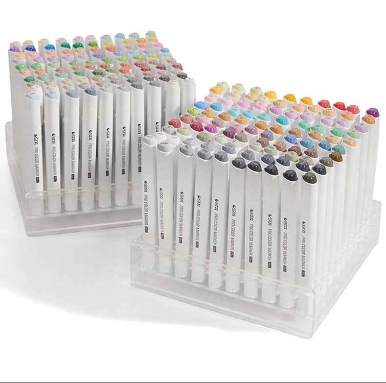 STA 9000 Pro Color Marker Plus,Classic 48/60/80/120 Colors with Carrying Box - TTpen