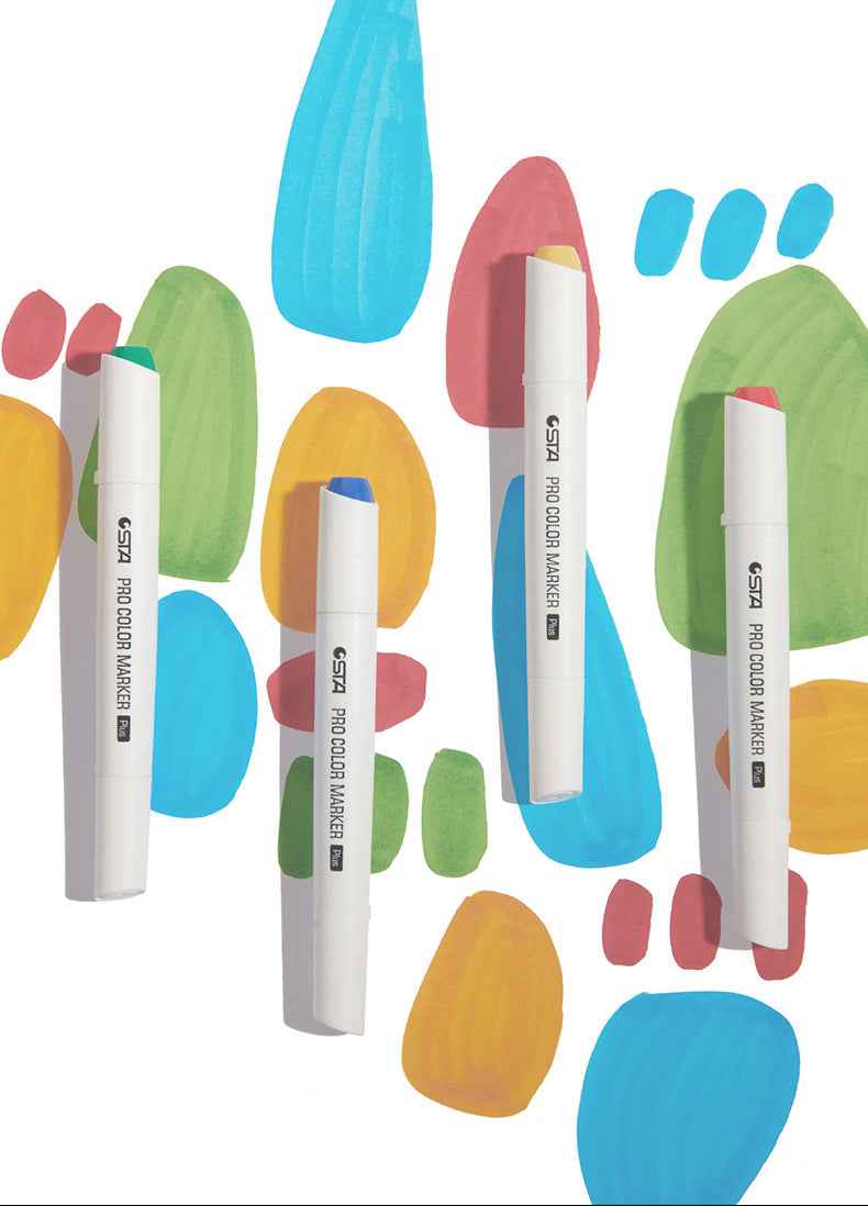STA 9000 Pro Color Marker Plus,Classic 48/60/80/120 Colors with Carrying Box - TTpen