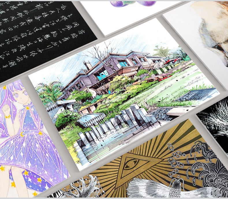 STA Gelly Roll Gel Pen 1mm Bold Tip White Gold Silver Ink 12 Pack