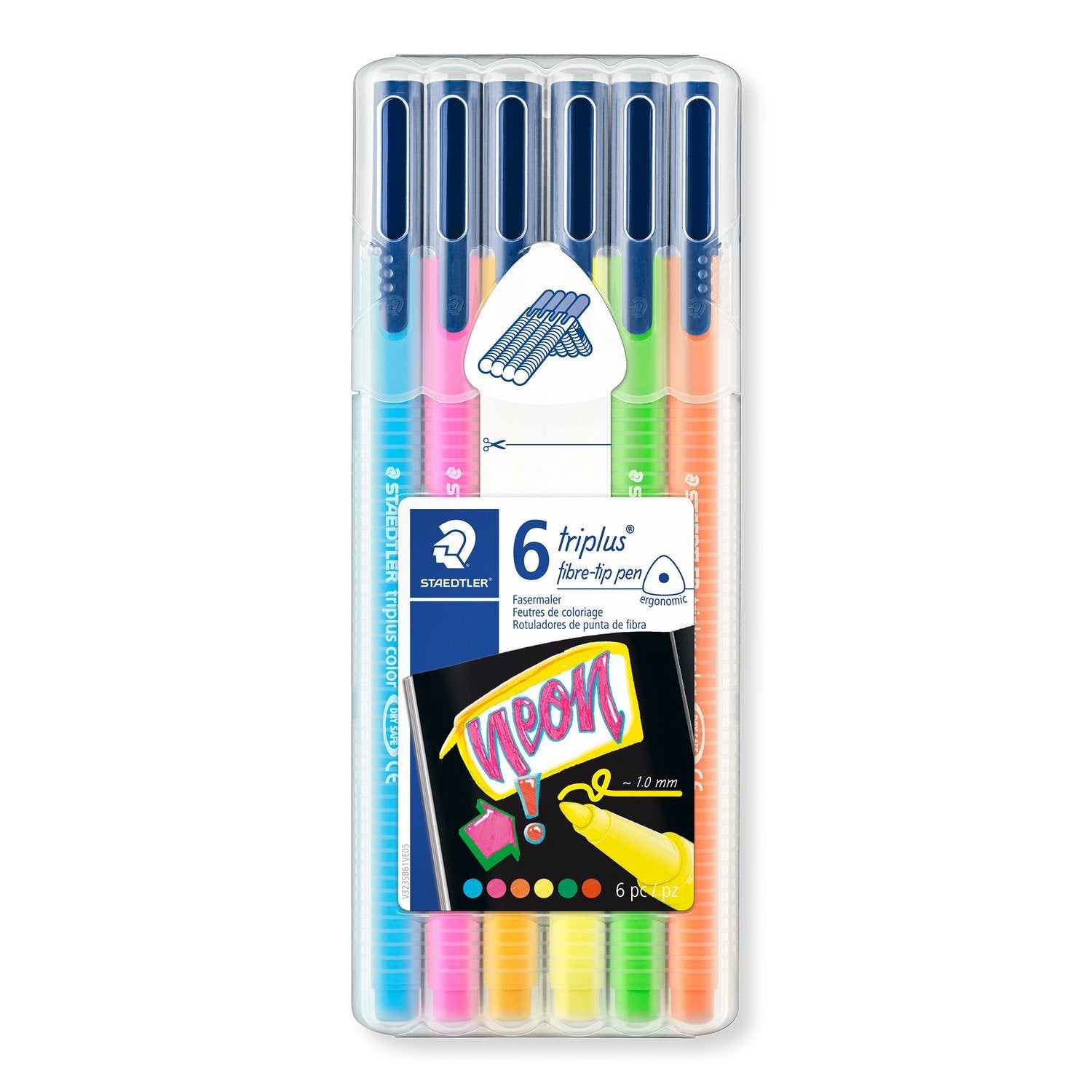 STAEDTLER 323 Triplus 10 Colour Fibre-Tip Pen