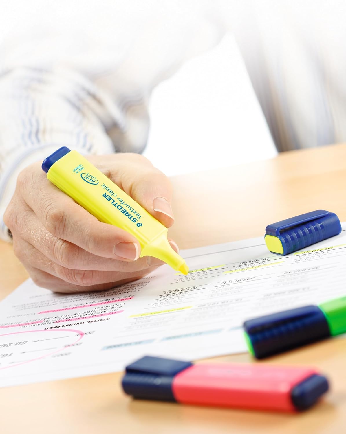 STAEDTLER Textsurfer Classic 364 Highlighter - 4 Assorted Colours