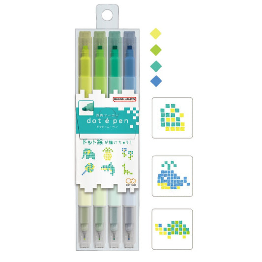 SUN-STAR Dot é Pen Square Dot and Fine- Point Marker Pen