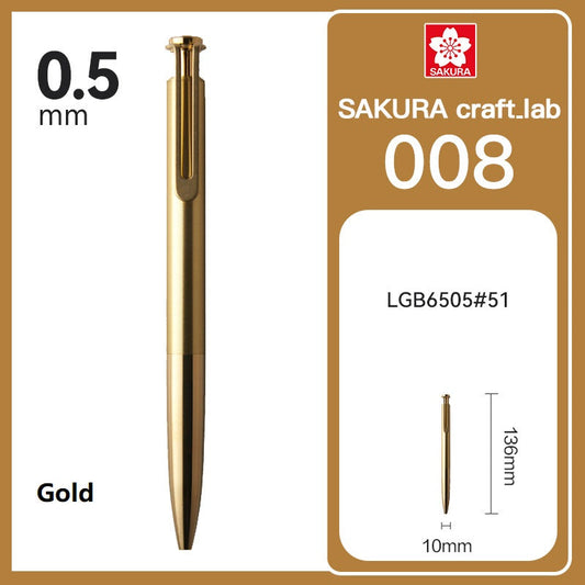 Sakura Craft Lab 008 Gel Pen - Black Ink