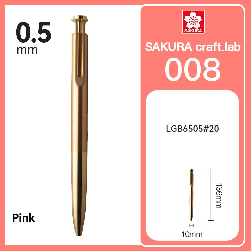 Sakura Craft Lab 008 Gel Pen - Black Ink