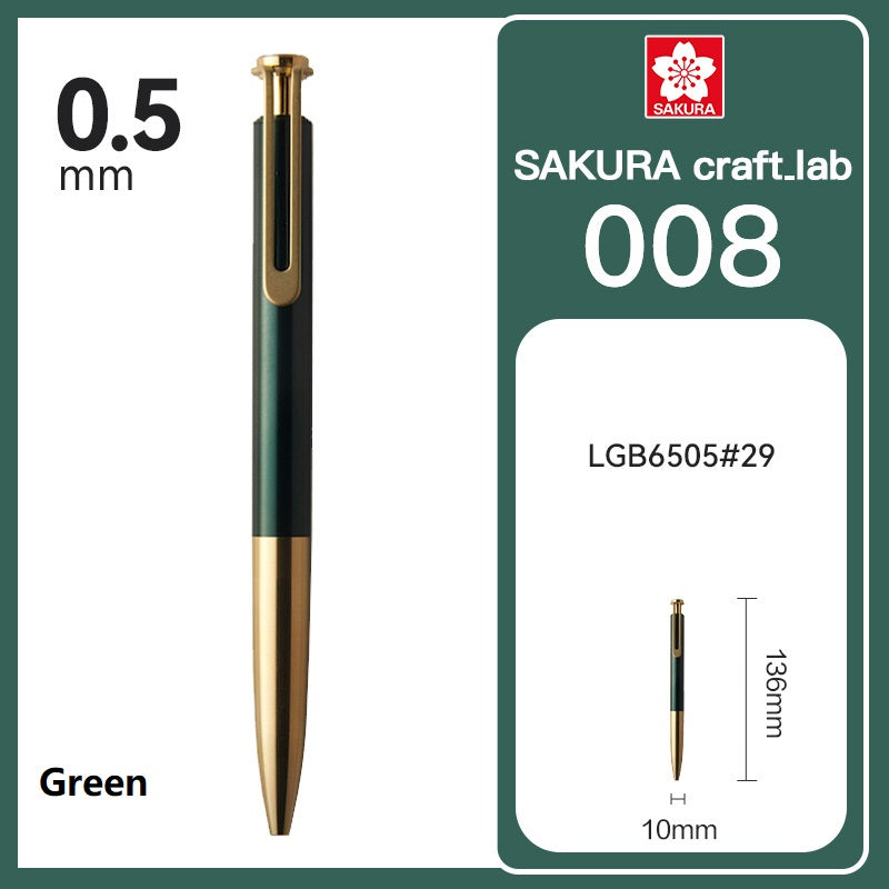 Sakura Craft Lab 008 Gel Pen - Black Ink