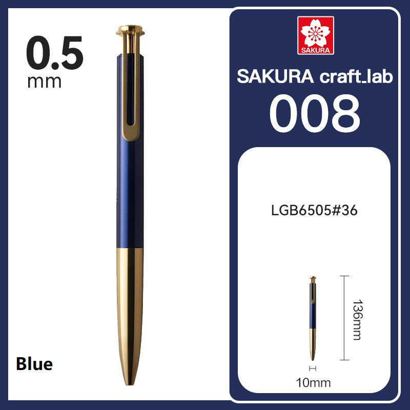 Sakura Craft Lab 008 Gel Pen - Black Ink