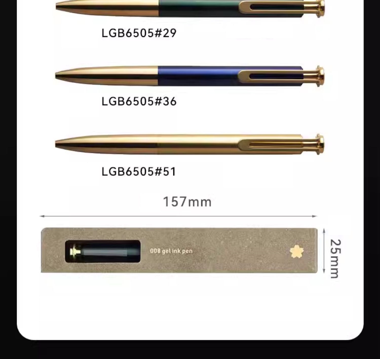 Sakura Craft Lab 008 Gel Pen - Black Ink