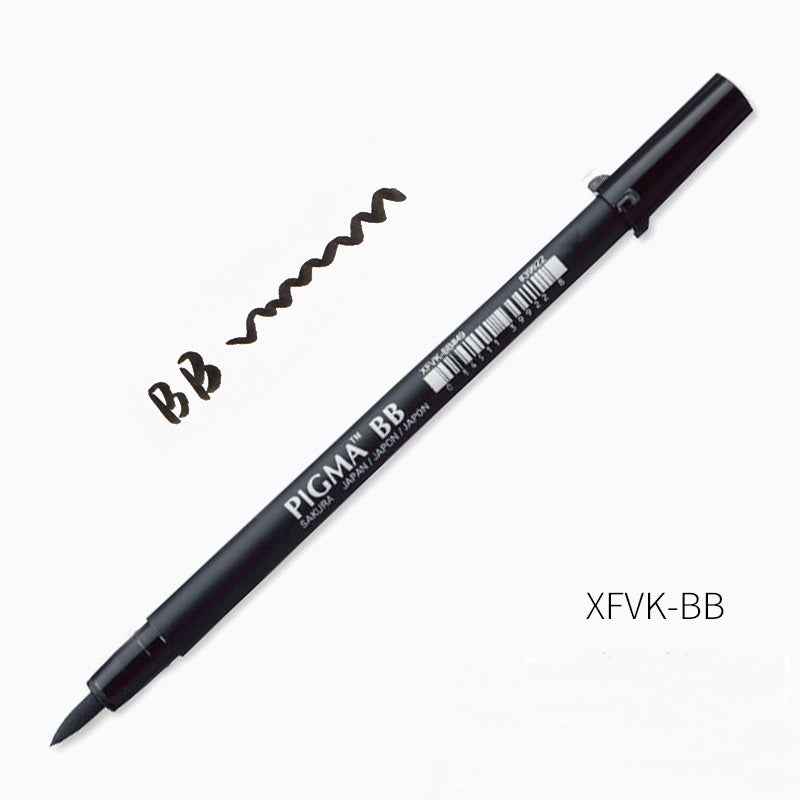 Sakura Pigma Professional Brush Pen - Bold - Black (2 Pack) - TTpen