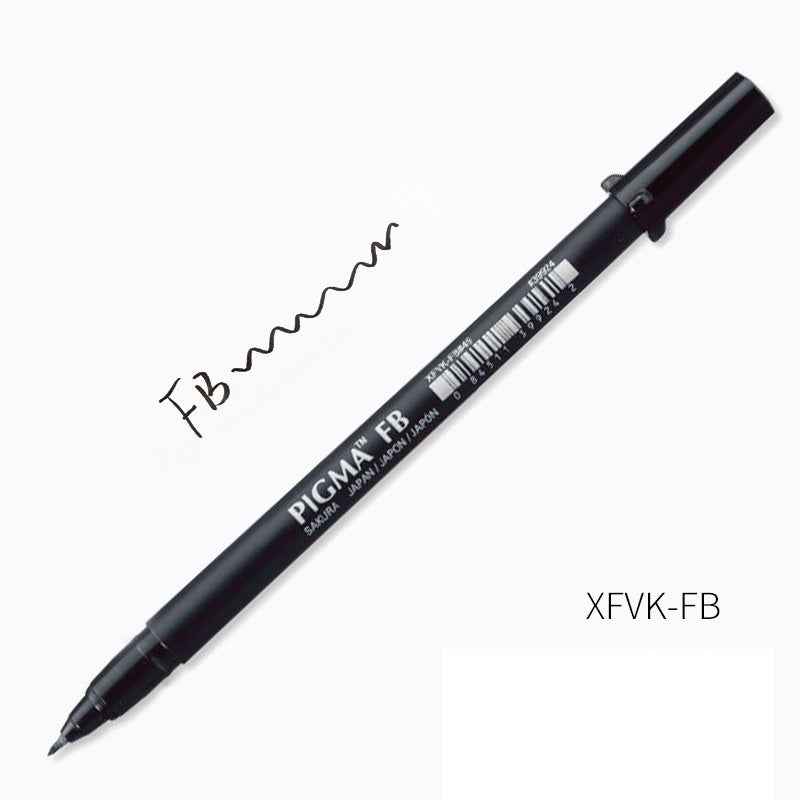 Sakura Pigma Professional Brush Pen - Fine - Black (2 Pack) - TTpen