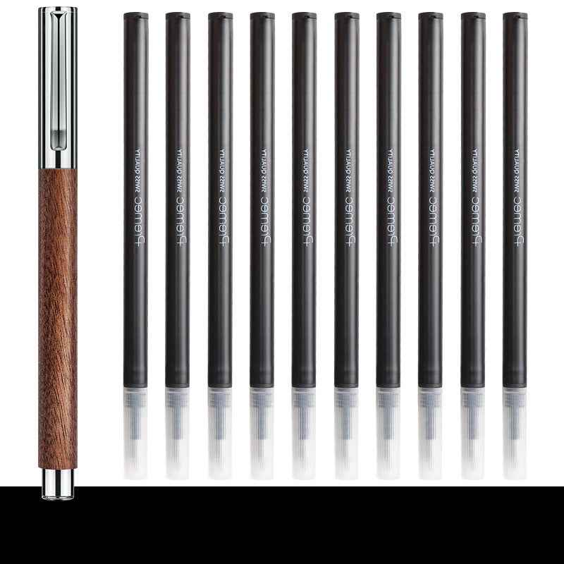 Sankou BZ2 Walnut Wood Ballpoint Pen 0.5mm Men Luxury Gift