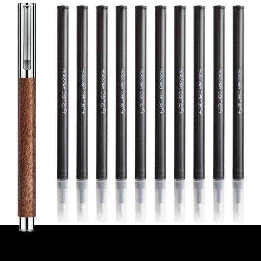 Sankou BZ2 Walnut Wood Ballpoint Pen 0.5mm Men Luxury Gift