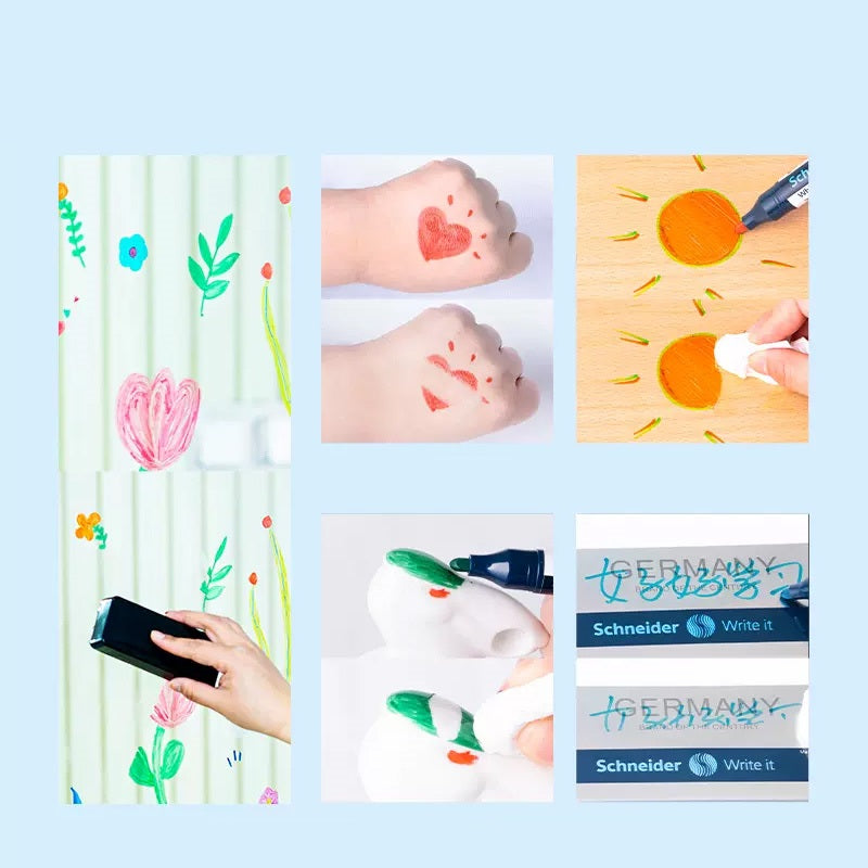 Schneider Maxx 290 Whiteboard Flipchart Marker 6 Pack