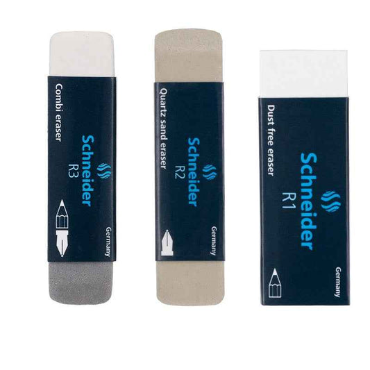 Schneider R1 R2 R3 Rubber Sand Eraser, 3-Pack