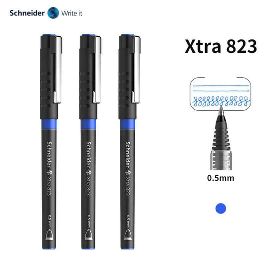 Schneider XTRA 823 Liquid Ink Rollerball Pen 0.5mm 3 Pack