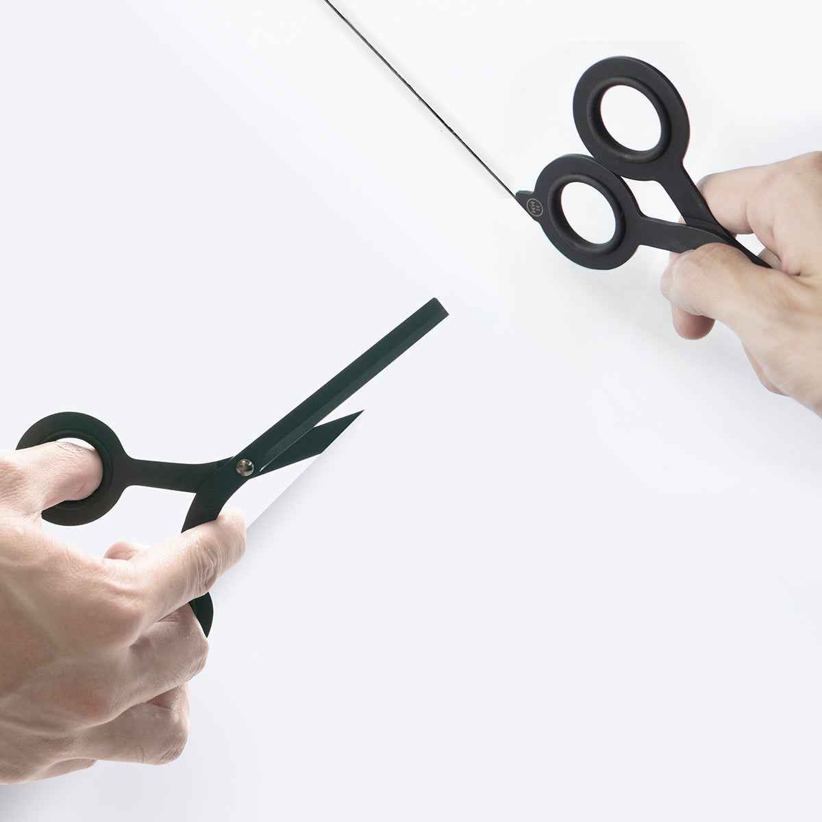 HMM Scissors with Base Black/Gold for Office
