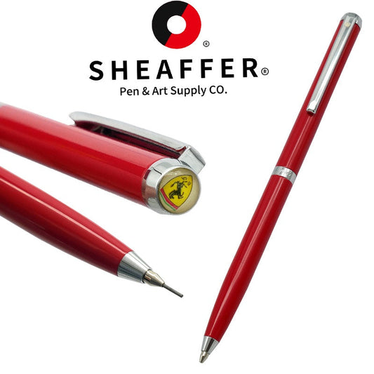 Sheaffer Ferrari 200 Rosso Corsa Ballpoint Pen Mechanical Pencil Set