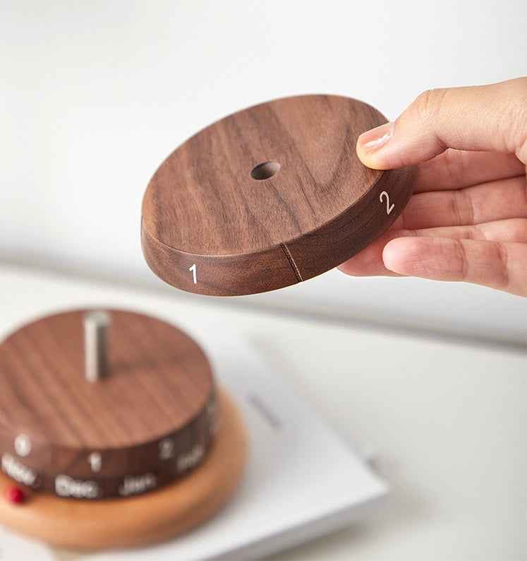 Solid Wood Planet Perpetual Calendar
