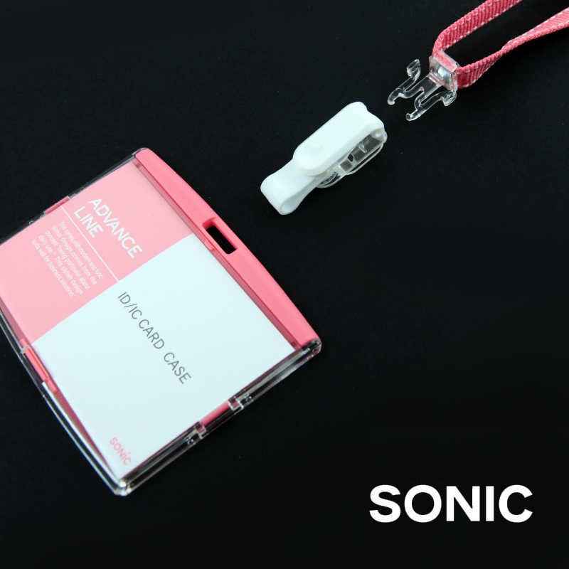Sonic Name Card Holder Hanging Name Tag ID Badge Case AL-842