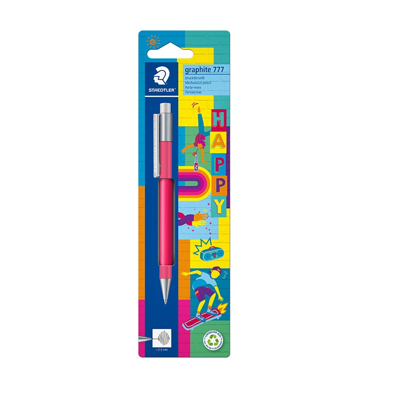 Staedtler Graphite 777 Mechanical Pencil,0.5mm Happy - TTpen