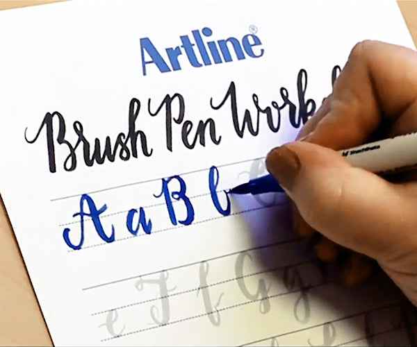 Artline Supreme Calligraphy Brush Marker Pen 20 Colors