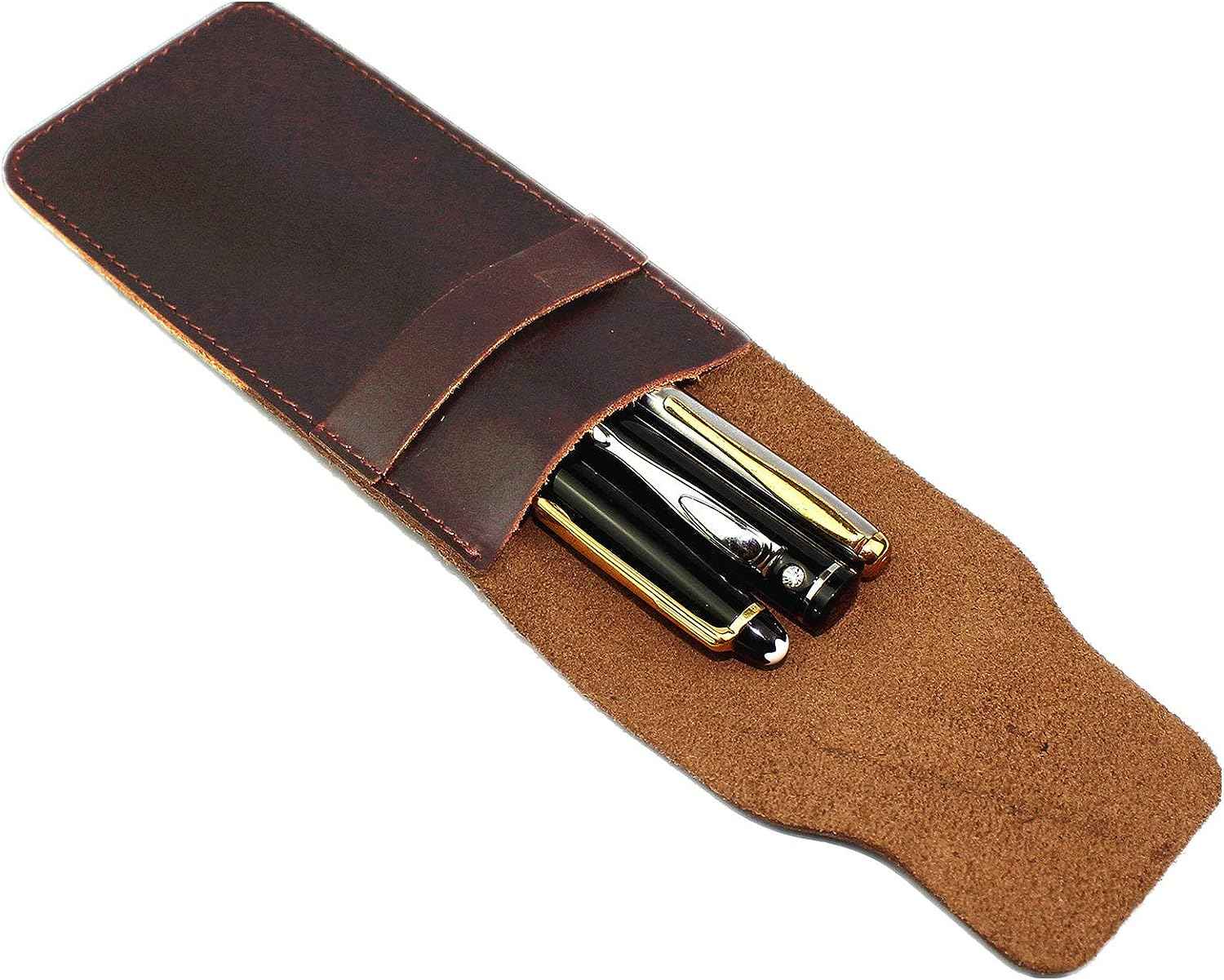 Leather Fountain Pen Pouch Case - TTpen