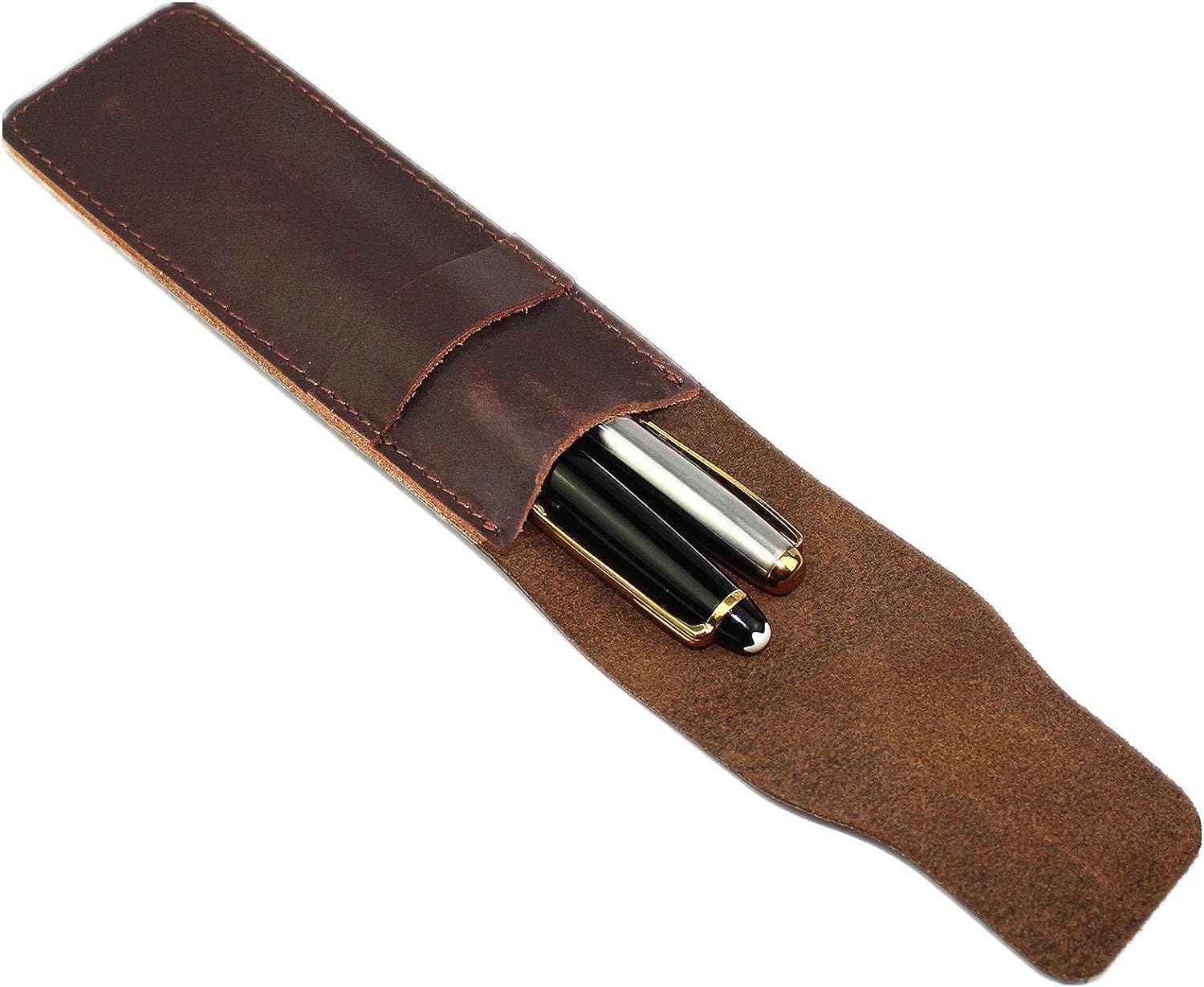 Leather Fountain Pen Pouch Case - TTpen
