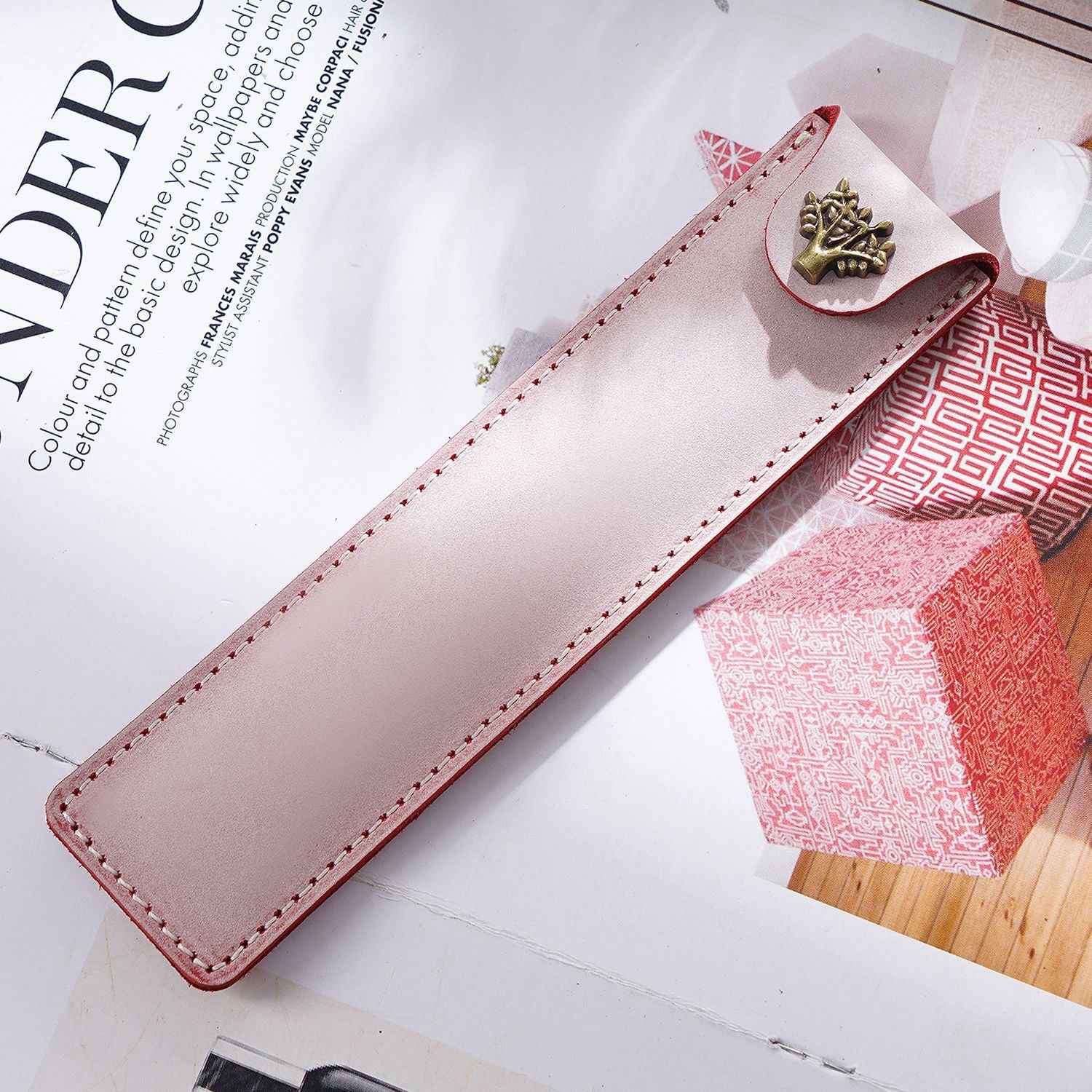 Single Leather Pen Pouch Case Bag - TTpen