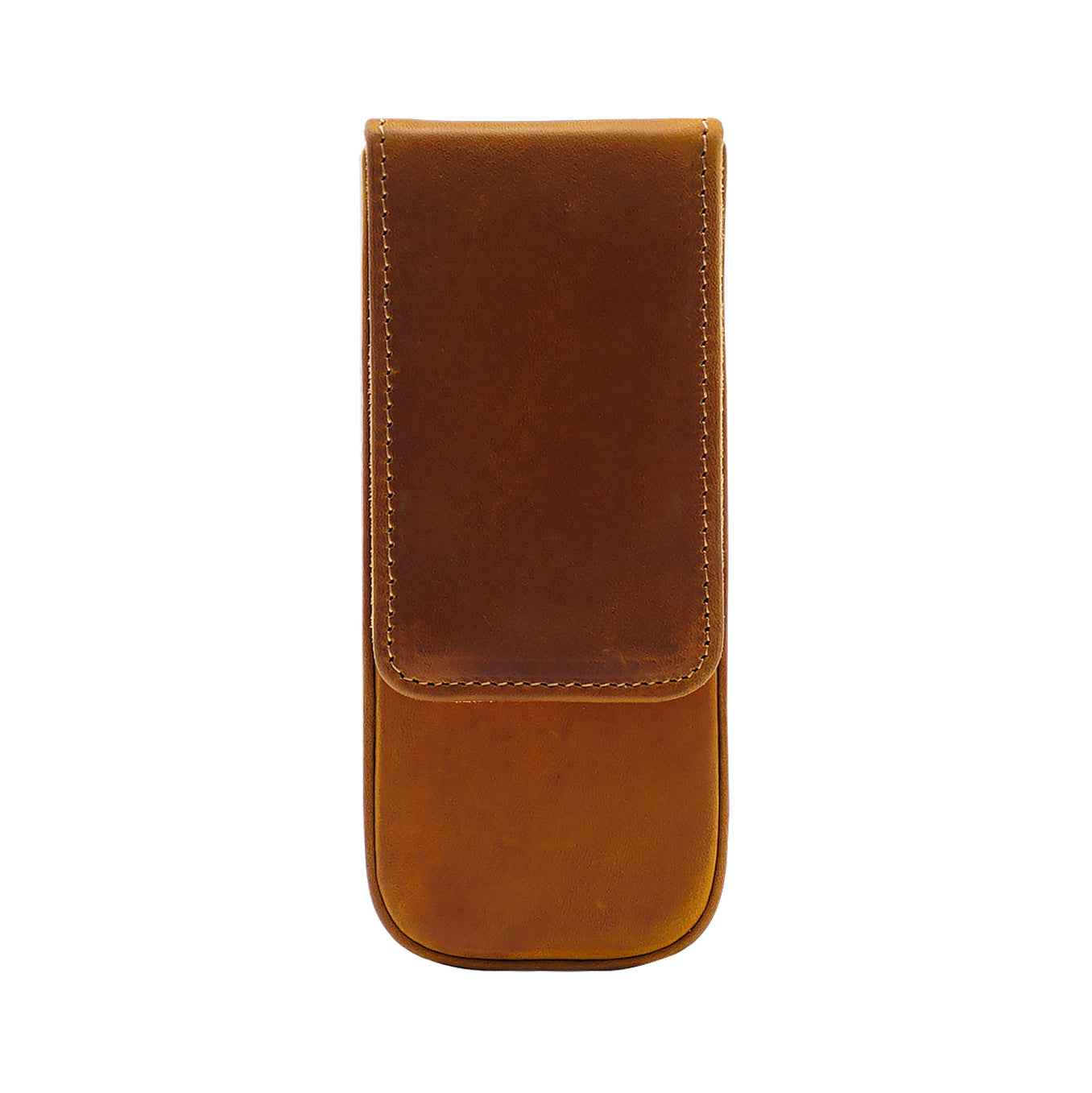 Vintage Leather Pen Case Storage with 3 Slots - TTpen