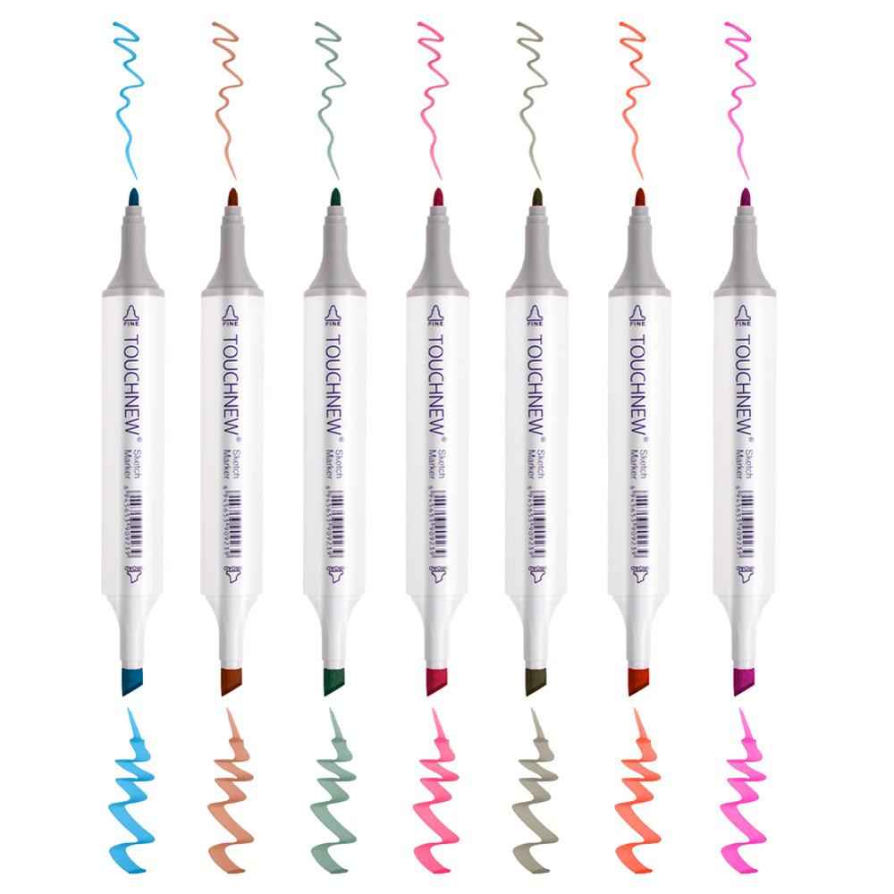 TOUCHNEW Sketch Markers 36 Color Animation Set for Adult Art Drawing Sketching - TTpen