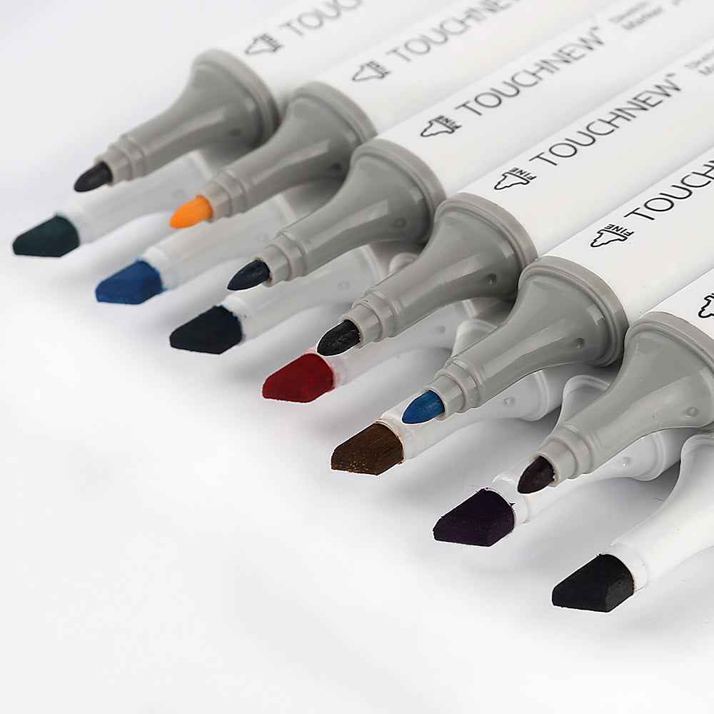 TOUCHNEW Sketch Markers 48 Color Animation Set for Adult Art Drawing Sketching - TTpen