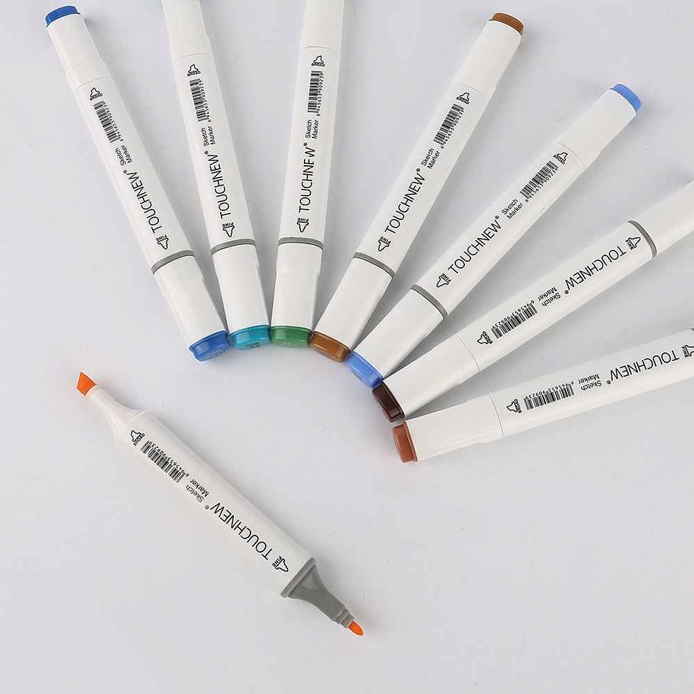 TOUCHNEW Sketch Markers 48 Color Animation Set for Adult Art Drawing Sketching - TTpen