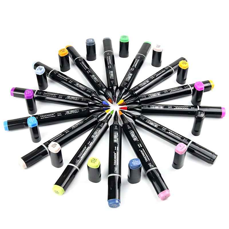 TOUCHNEW 80 Color Dual Tip Alcohol Brush Markers - TTpen