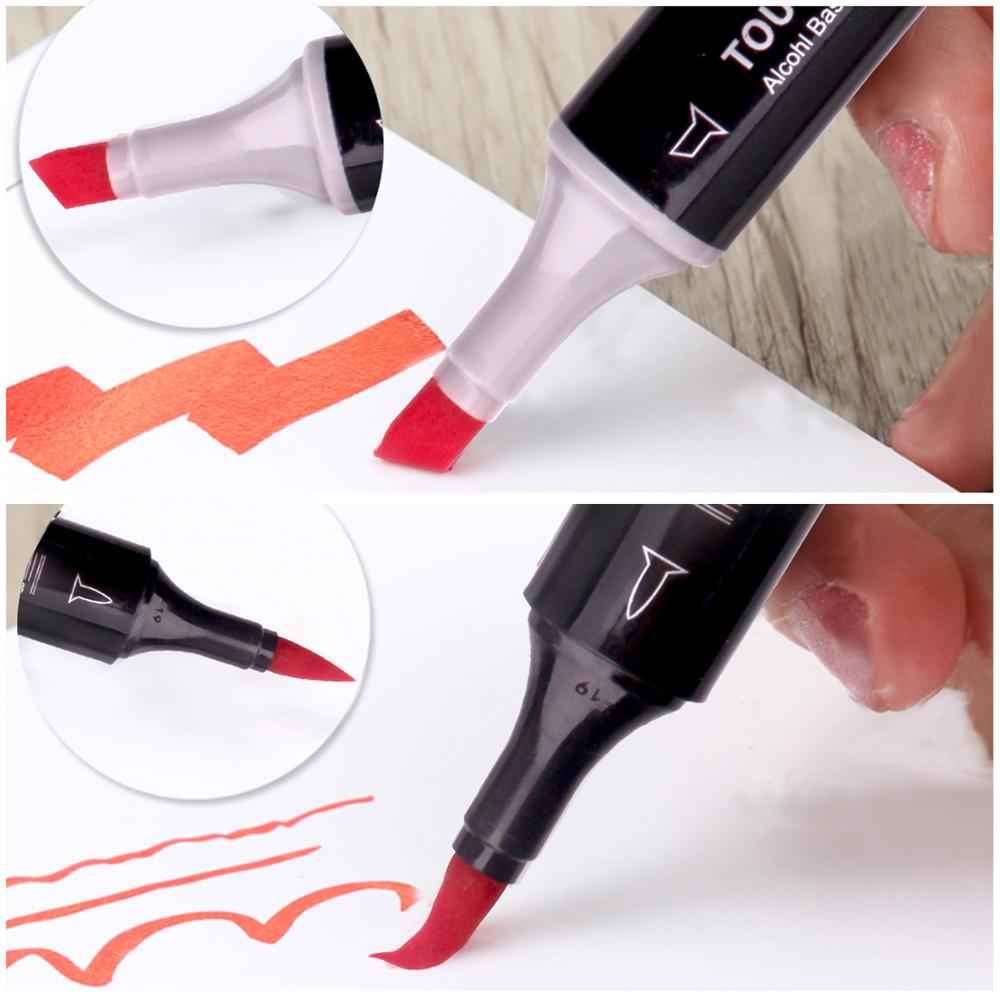 TOUCHNEW 30 Color Alcohol Twin Markers Brush Tip - TTpen